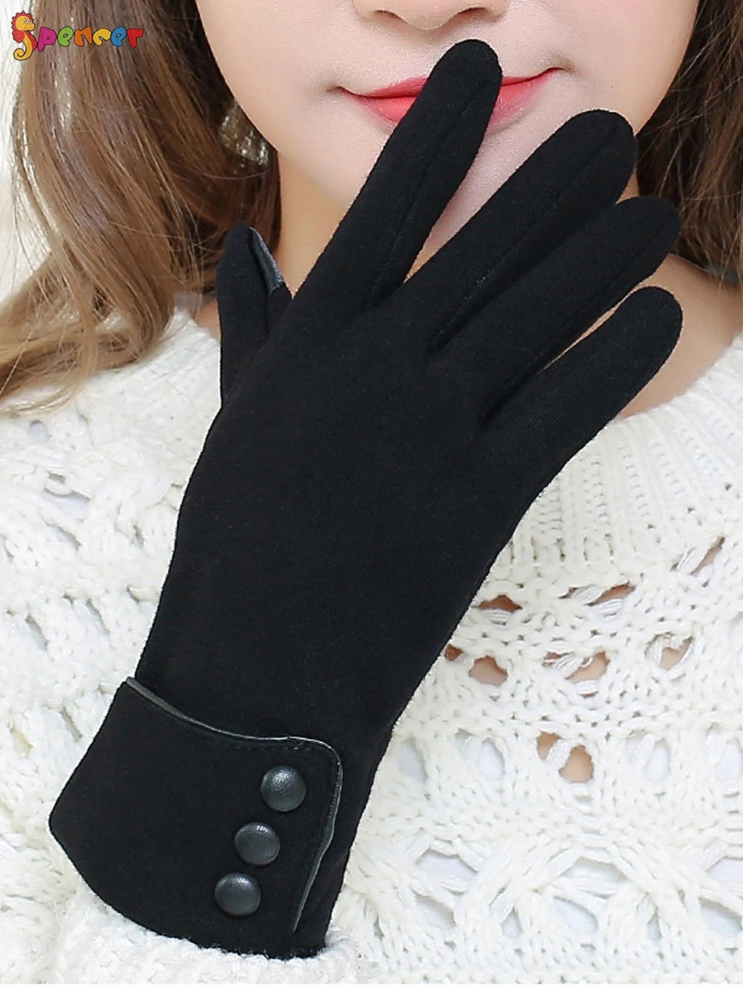 Women'S Touchscreen Gloves, Winter Warm Thermal Soft Lined Thick Texting Gloves Windproof Driving Gloves for Ladies "Coffee"