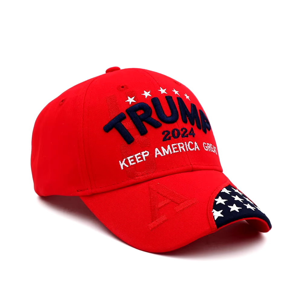 Donald Trump Hat Camouflage Cap Keep America Great MAGA Hat President 2024 American Flag USA Baseball Caps